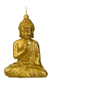 Lumanare decorativa Buddha gold