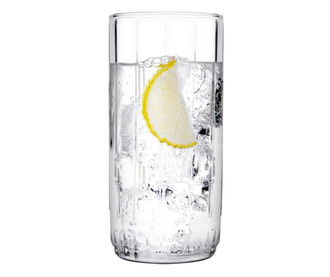 Set pahare long drink PASABAHCE Leia, 6 piese, 310 ml, sticla