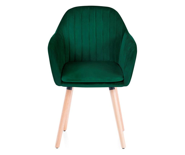 Set 2 scaune Homede, Lacelle, verde, 56x44x84 cm