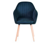 Set 2 scaune Homede, Lacelle, bleumarin, 56x44x84 cm