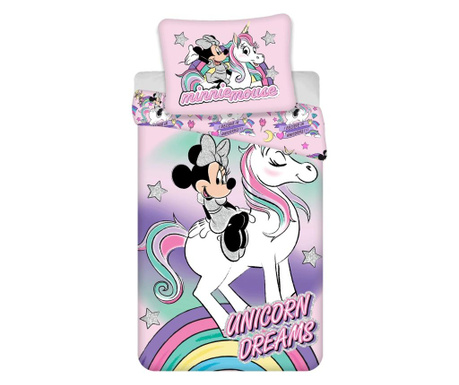 Set de pat Single Disney - Minnie, Minnie, bumbac
Densitatea materialului: 110
Tip bumbac: ranforce, multicolor