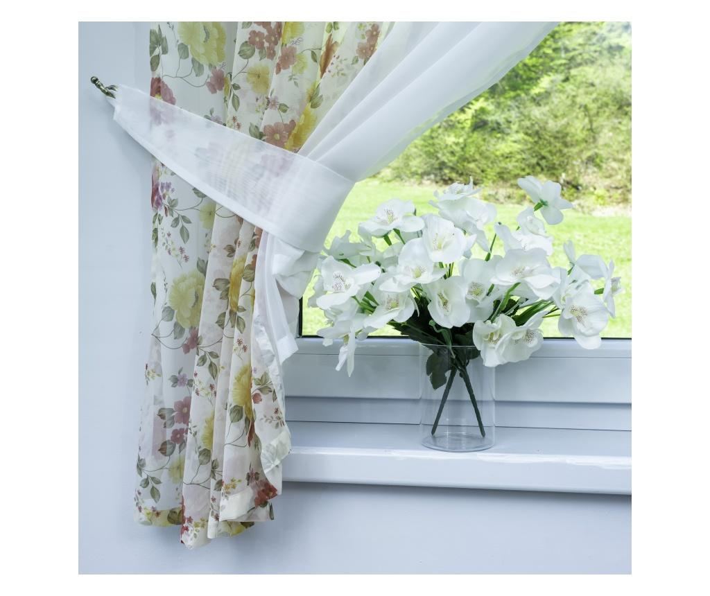 Perdea Decolis mini Betty rosu cu Voal alb M7.1 latime 270 cm, inaltime 150 cm Decolis, 270 x 150, Rosu/Alb - 4