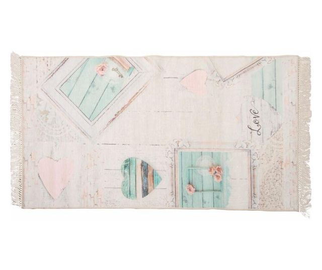 Covor, bej/vintage model, 80x150, SONIL