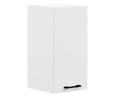 Fali szekrény / konyhaszekrény, 40 cm, 1 ajtós, fehér