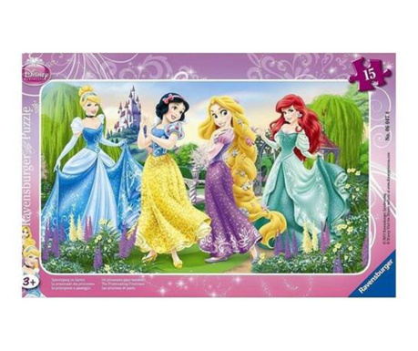 Ravensburger 15 db-os keretes puzzle - Disney Hercegnők (06047)