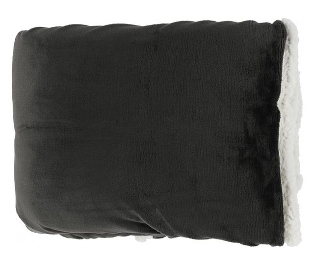 Patura cu doua fete, gri, 205x220, ANKEA TYP 3