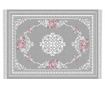 Covor 160X230 cm, gri/model cu flori, SEDEF TYP 2