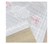 Covor 160X230 cm, gri/model cu flori, SEDEF TYP 2