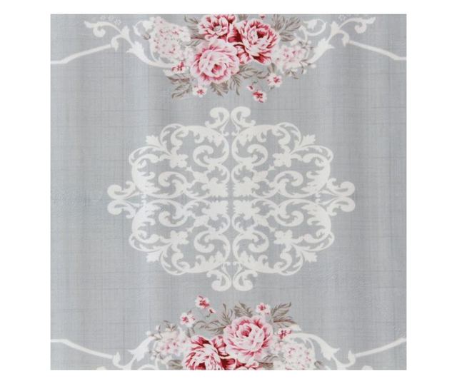 Covor 160X230 cm, gri/model cu flori, SEDEF TYP 2