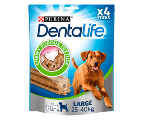Лакомсво за добра устна хигиена за кучета от едри породи PURINA DENTALIFE Sticks , 142g