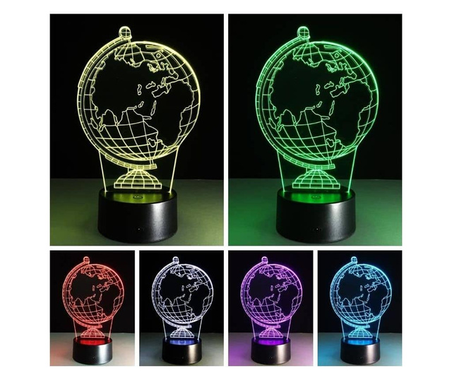 3D LED лампа Глобус