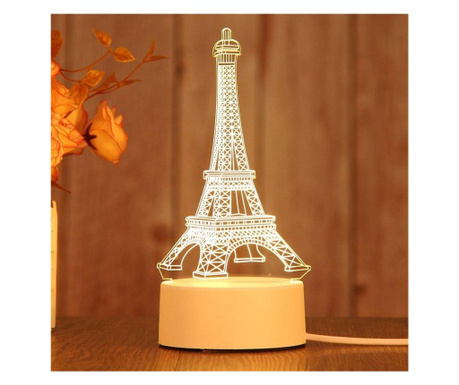 3D LED лампа Айфелова кула