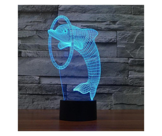 3D LED лампа Делфин