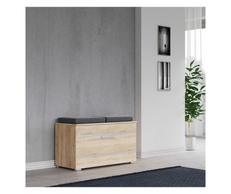 TEBAS103 - Bancuta, pantofar 85 x 35 x 45 cm, Sonoma
