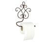 Suport fier forjat maro pentru hartie igienica Baroc 17x7x22 cm