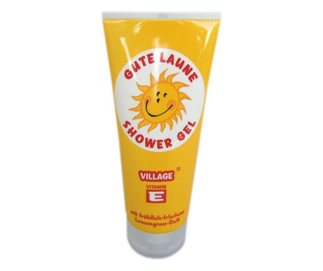 Gel de dus Smiley (cu Lamaita), Village Cosmetics, 200 ml 1