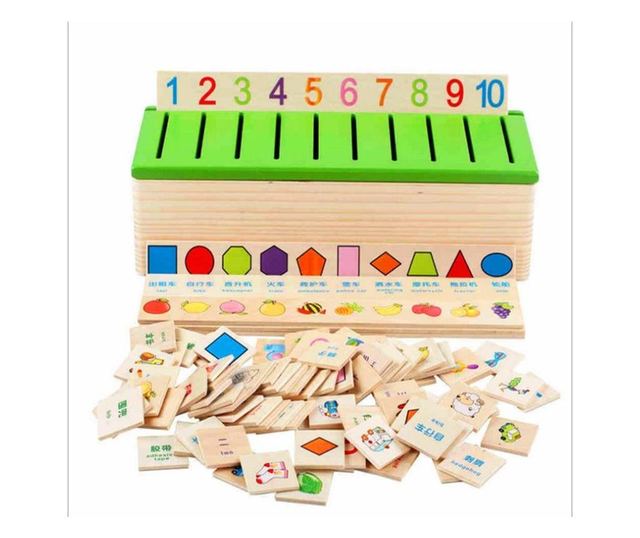 Jucarie Montessori Din Lemn Clasificarea