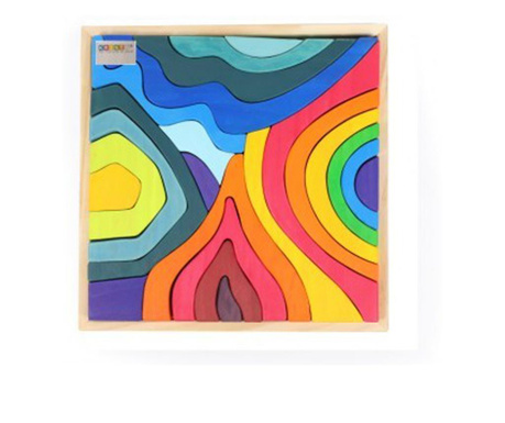 Set Montessori 23 piese Jumbo Rainbow