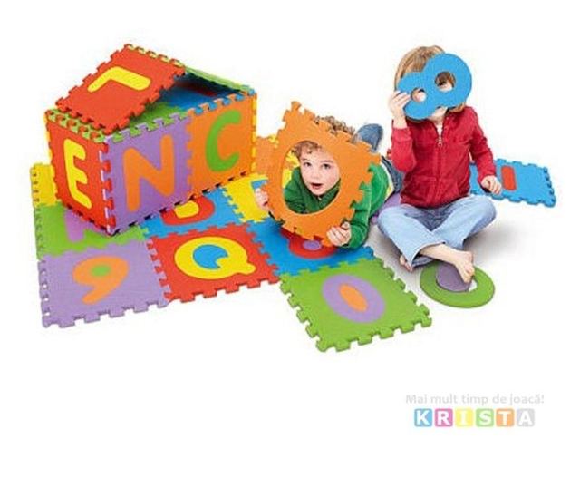 Covor Puzzle Burete cu Litere EVA