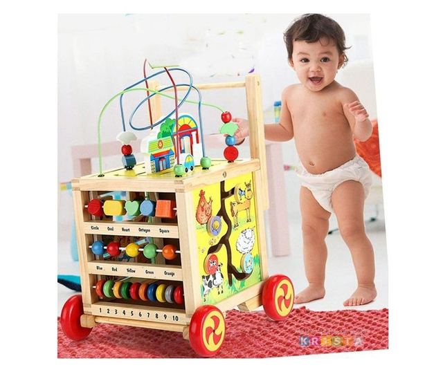 Cubul Educational 7 In 1 Cu Antemergator