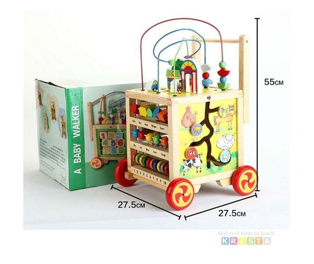 Cubul Educational 7 In 1 Cu Antemergator