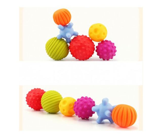 Set 6 mingi senzoriale pentru baita