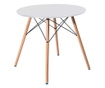 4 ks moderních jídelních židlí se stolem,více barev,bílá 0 67x51 cm
