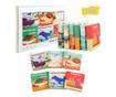 Set 6 carti senzoriale textile pentru bebelusi