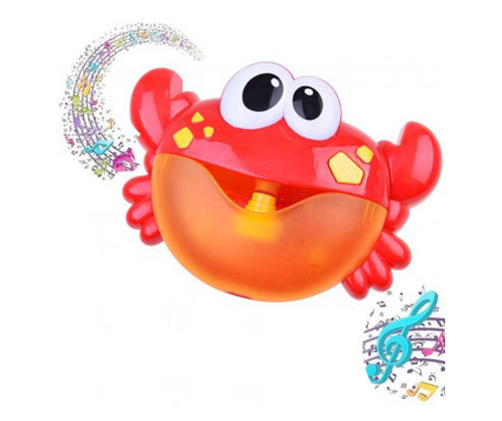 Jucarie muzicala de baie cu baloane de sapun - Crab Bubble