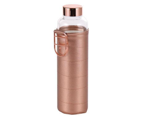 Butelka szklana z korkiem Copper 600 ml