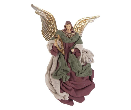 Figurica angela iz poliresina in tkanine Fastosa 23x11x28 cm