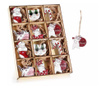 Set od 72 drvena božićna ukrasa, model Mačke, 4x6 cm