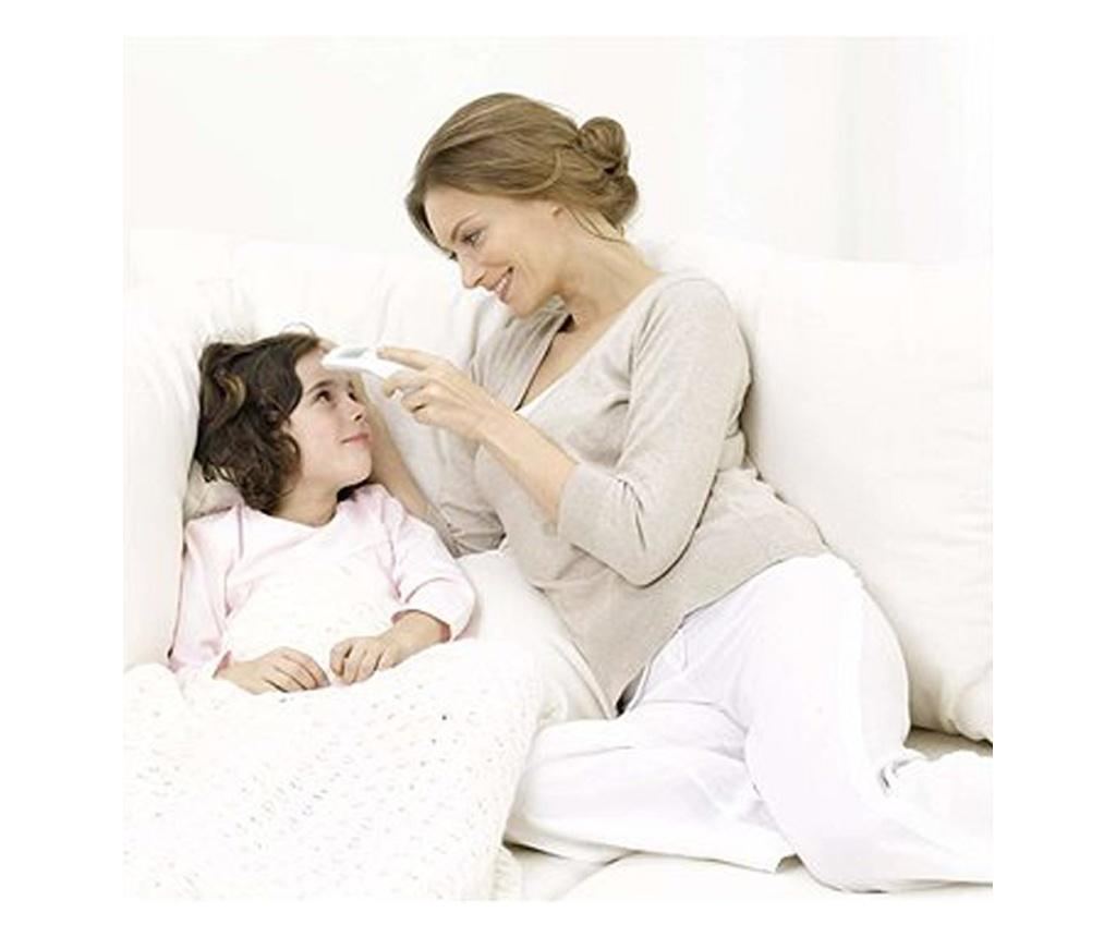 Безконтактен термометър Beurer, За челото, 60 записа, Автомтатично изключване, Звуков сигнал, Бял - 5