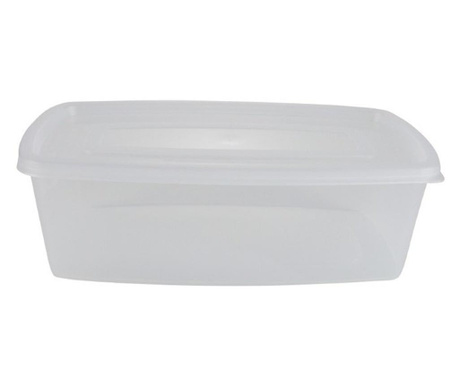 Кутия хранителни продукти овална голям (пластмаса) AZHOME