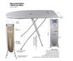 Masa calcat gloria 120x35 cm teflon, AZHOME