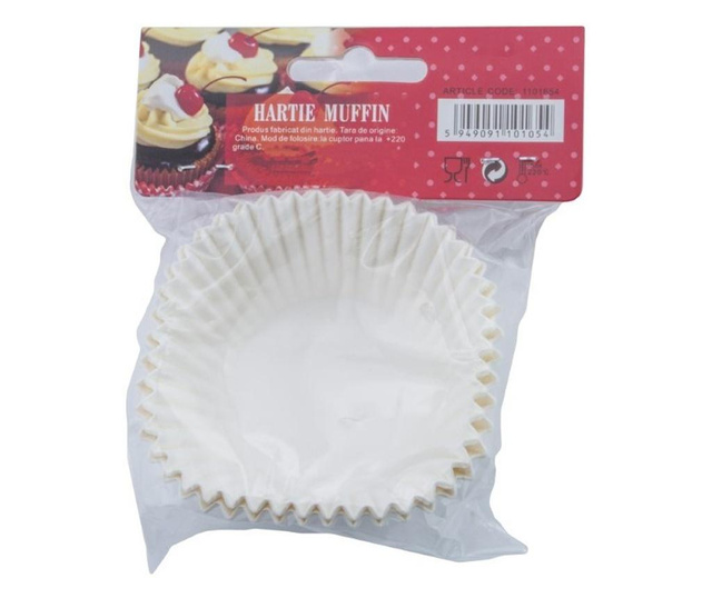 Hartie muffin 3.5x7 cm 30 buc/set, Azhome