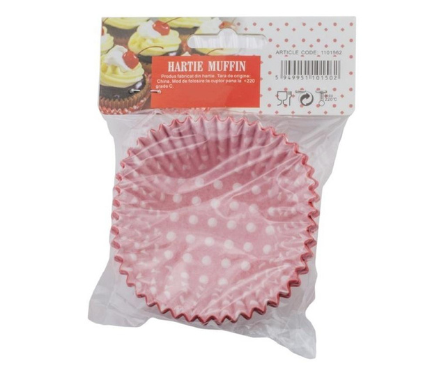 Hartie muffin colorata 3.5x7 cm 30 buc/set, Azhome