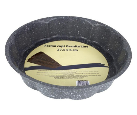 Granite line sütőforma, 27,5x6 cm, AZHOME