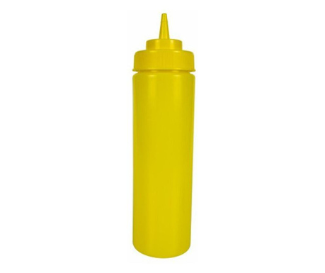 Műanyag szósz adagoló 0.7 l, sárga, AZHOME