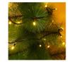 Instalatie Craciun liniara, cu transformator 31V, 10m, alb cald, 100 LED-uri V5, 8 jocuri de lumini, Fir verde, Flippy