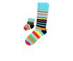 Комплект ярко оцветени чорапи, ODDSOCKS, за татко и бебе, модел MINIME 2, размер 39-46 и 0-12 месеца
