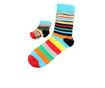 Комплект ярко оцветени чорапи, ODDSOCKS, за татко и бебе, модел MINIME 2, размер 39-46 и 0-12 месеца