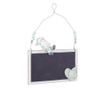 Decoratiune suspendabila cu tablita de scris model Mos Craciun 16x4x25 cm 0
