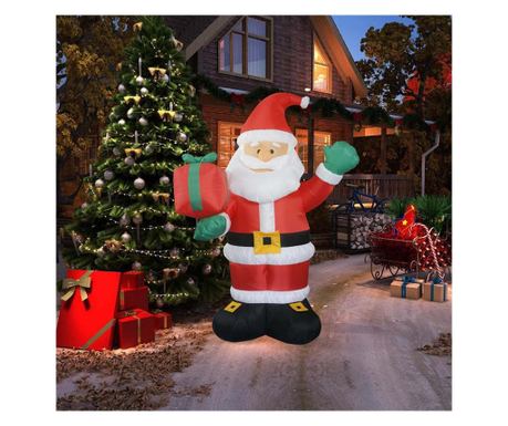 Vánoční nafukovací figurky-Mikuláš, 150 cm