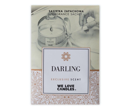 Saculet parfumat We Love Candles, Darling, 18x12x1 cm
