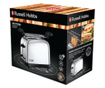 Prajitor de paine Russell Hobbs Chester 23310-57, 1200 W, 4 felii, Accesoriu pentru sandviciuri, Inox/Negru