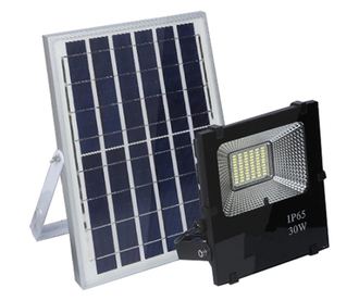 Reflector LED cu panou solar - 20 W