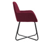 Jídelní židle Molli, 2 ks, různé barvy-bordová