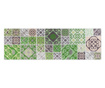 Traversa de masa Excelsa, Maiolica Green, bumbac, 45x140 cm, multicolor