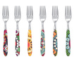 Set tacamuri 24 piese Excelsa, Mandala Etno, inox, multicolor